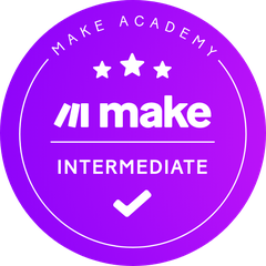 Make Academy — Intermediate certification badge